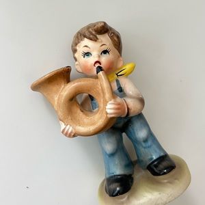 Vintage Napcoware Musical Children Figurines - Made In Japan
